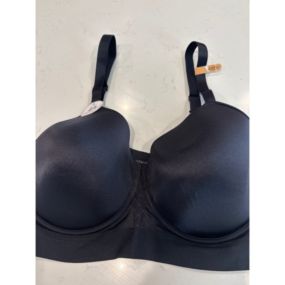 Bali Comfort Revolution Wirefree Bra Black 40DD Full Coverage 3456/Q452‎